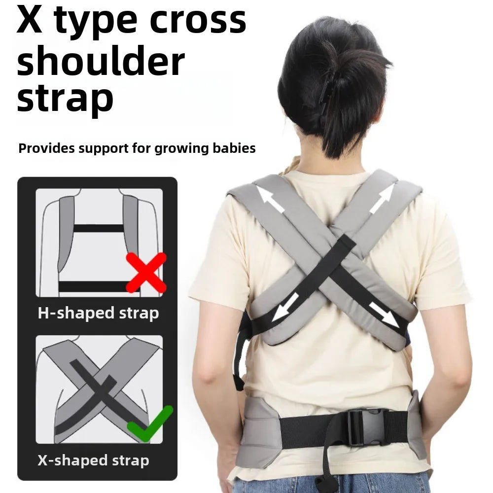 Infant Sling Carrier: Ergonomic 3-36 Month Baby Backpack