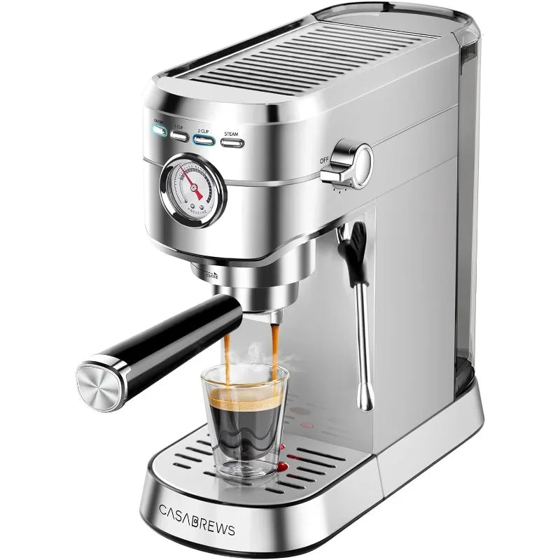 Professional 20 Bar Espresso Machine with Steam Wand & Frother